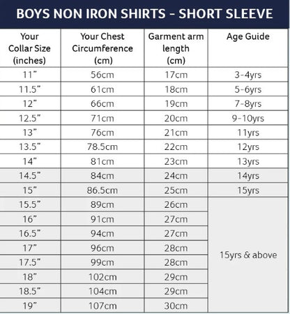 Trutex LS Shirts 14.5"+ (14+Yrs) - 2 Pack