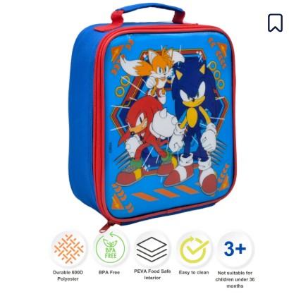 Sonic Lunch Bag