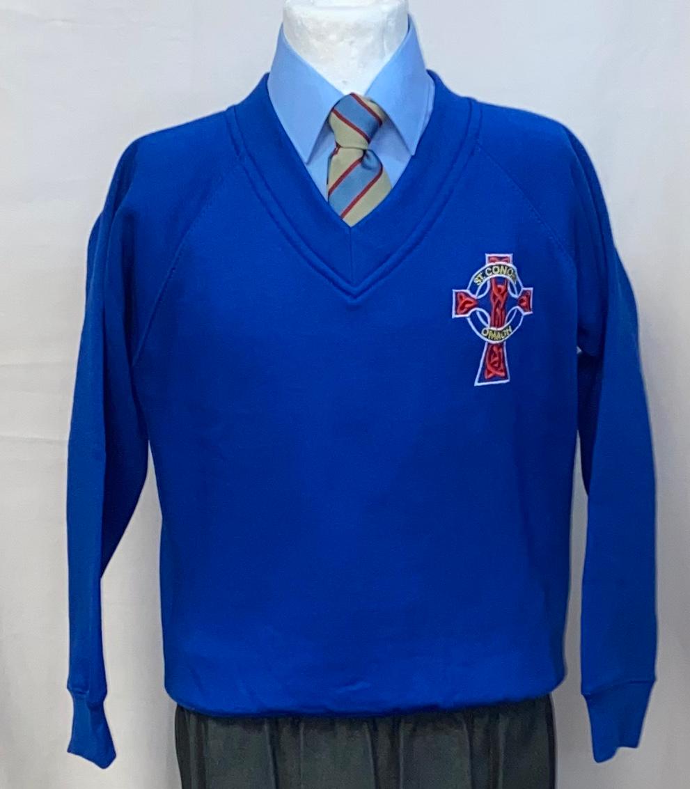 St Conor's Primary School, Omagh - V Neck Sweatshirt