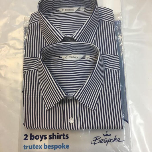 St Mary's Grammar Boys Navy Stripe LS Shirt