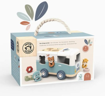 Speedy Monkey Shape Sorter Van