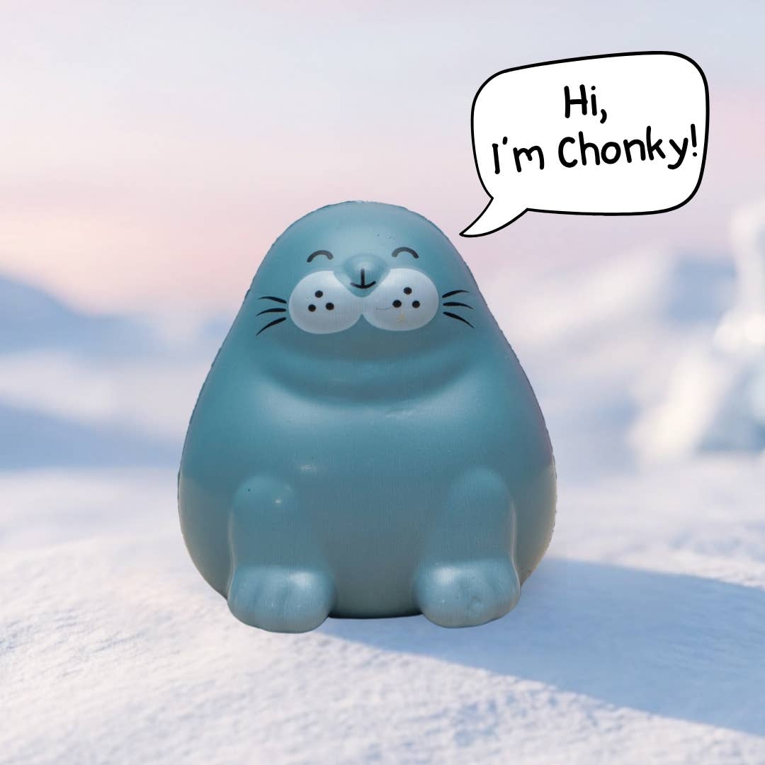 Chonky Seal Toy, Cute Squishy Stress Toy for Kid