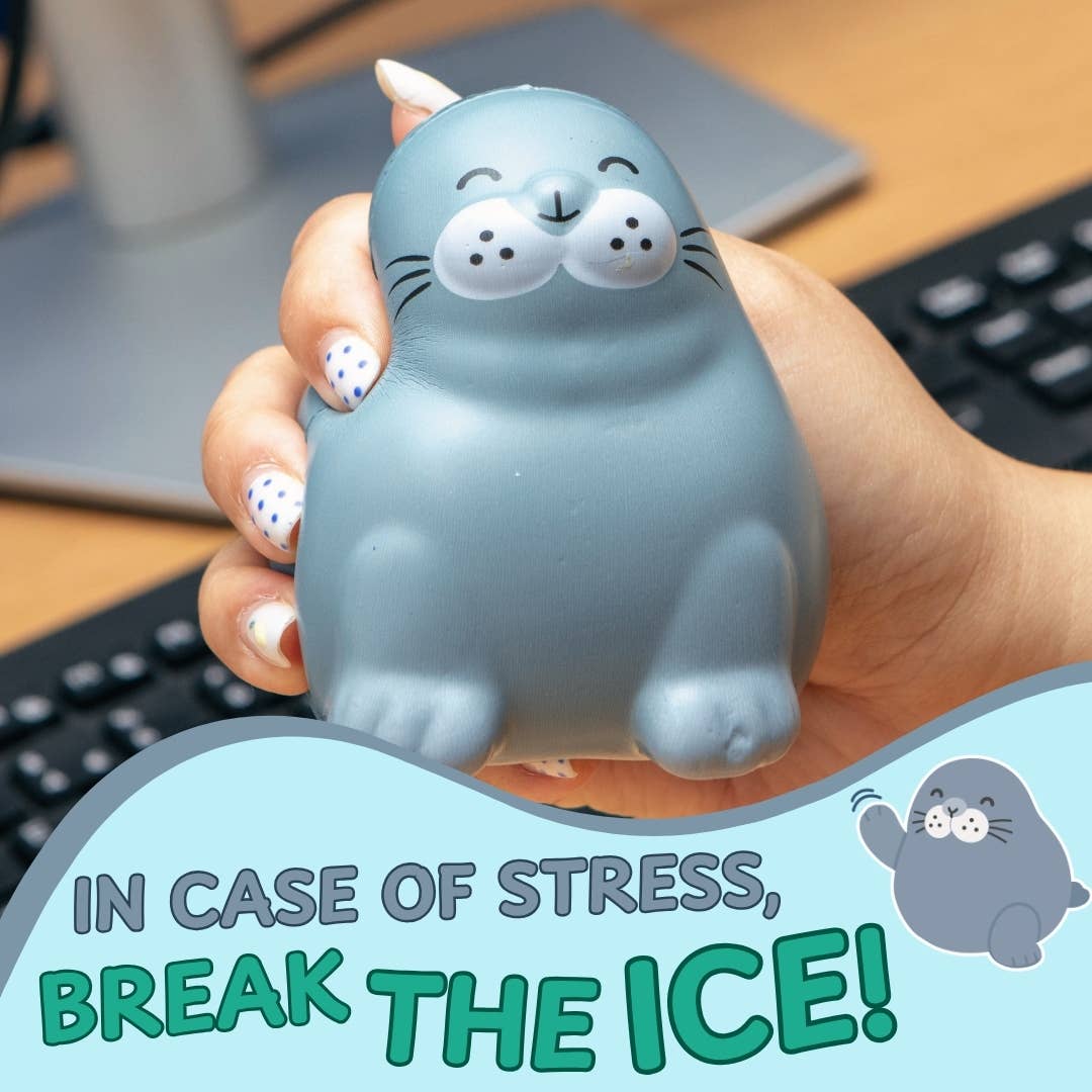 Chonky Seal Toy, Cute Squishy Stress Toy for Kid