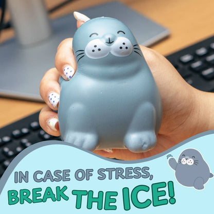 Chonky Seal Toy, Cute Squishy Stress Toy for Kid