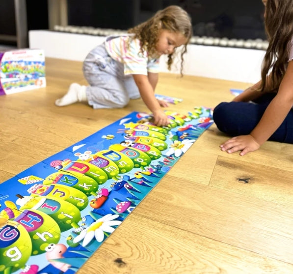 Long & Tall Puzzle - ABC Caterpillar Letters