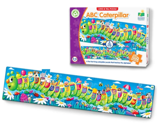 Long & Tall Puzzle - ABC Caterpillar Letters