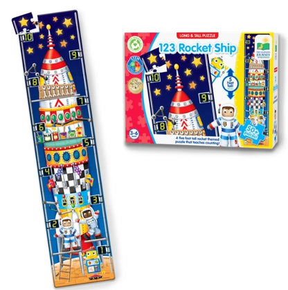 Long & Tall Puzzle - Rocket Number