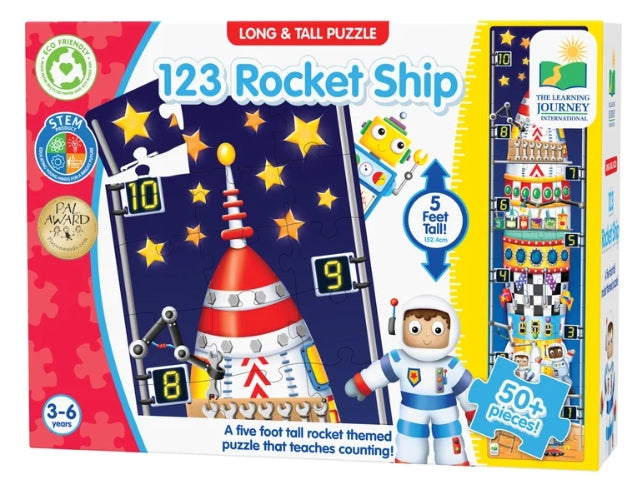 Long & Tall Puzzle - Rocket Number