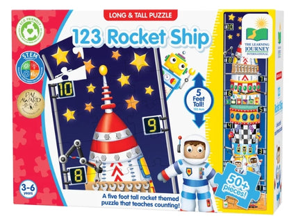 Long & Tall Puzzle - Rocket Number